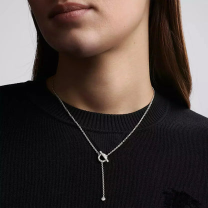 [Together Jewelry]FINESSE SILVER DIAMOND NECKLACE