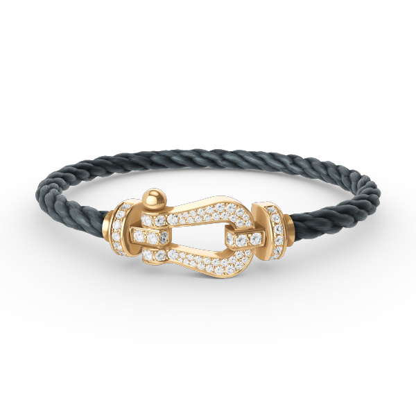 [Together Jewelry]FORCE LARGE HORSESHOE FULL DIAMOND BRACELET GOLD