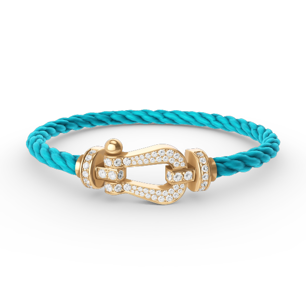 [Together Jewelry]FORCE LARGE HORSESHOE FULL DIAMOND BRACELET GOLD