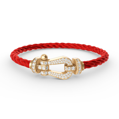 [Together Jewelry]FORCE LARGE HORSESHOE FULL DIAMOND BRACELET GOLD