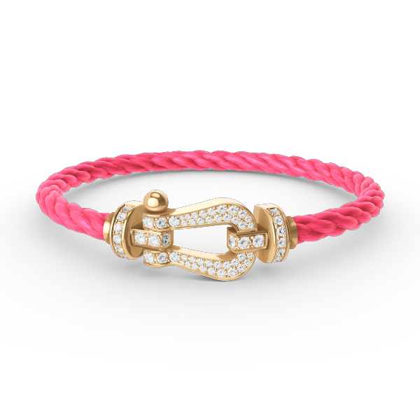 [Together Jewelry]FORCE LARGE HORSESHOE FULL DIAMOND BRACELET GOLD