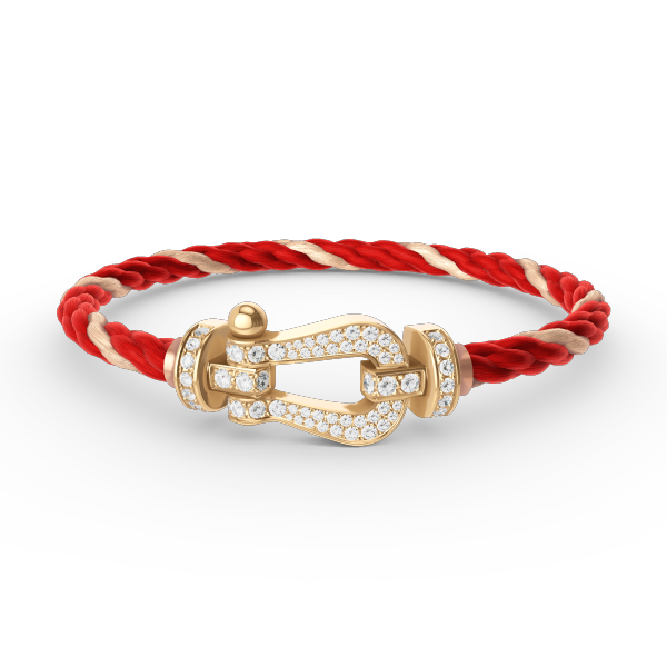 [Together Jewelry]FORCE LARGE HORSESHOE FULL DIAMOND BRACELET GOLD