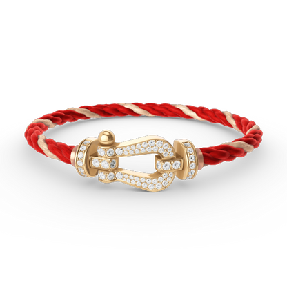 [Together Jewelry]FORCE LARGE HORSESHOE FULL DIAMOND BRACELET GOLD