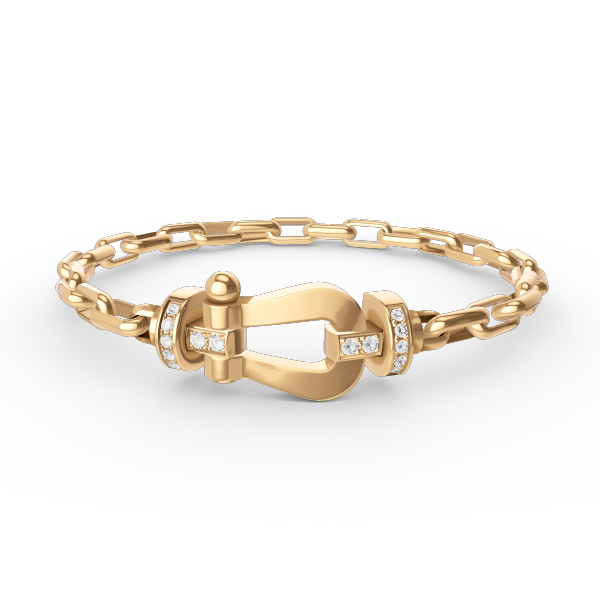 [Together Jewelry]FORCE LARGE HORSESHOE CLASP  METAL BRACELET