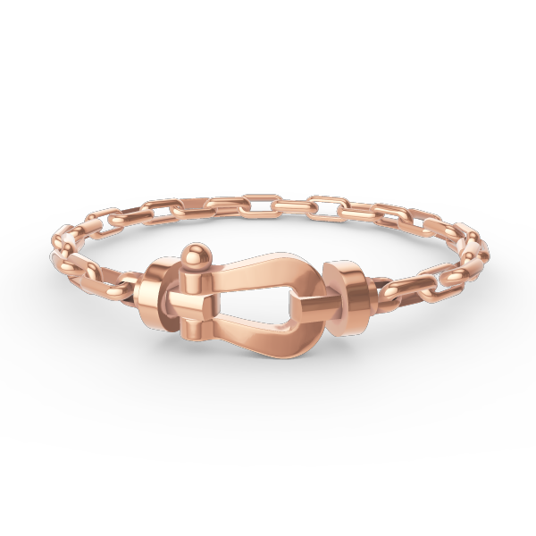 [Together Jewelry]FORCE LARGE HORSESHOE CLASP  METAL BRACELET