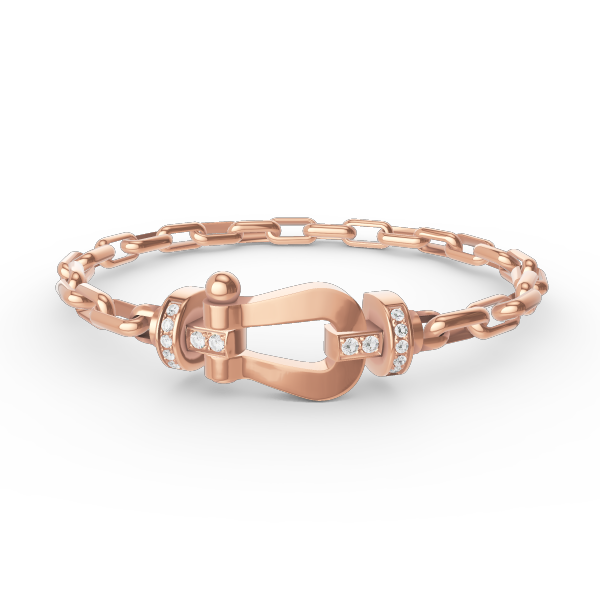 [Together Jewelry]FORCE LARGE HORSESHOE CLASP  METAL BRACELET