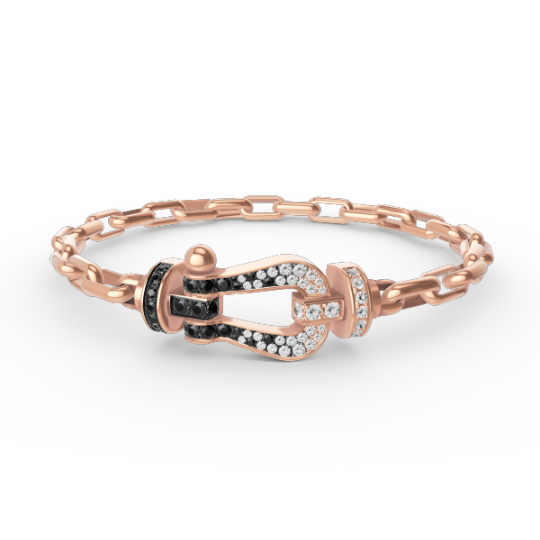 [Together Jewelry]FORCE LARGE HORSESHOE CLASP  METAL BRACELET