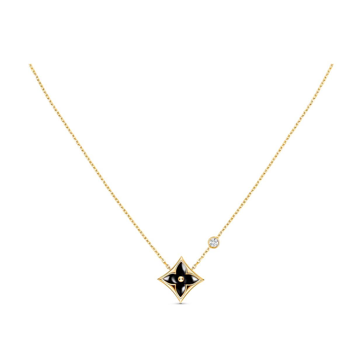 [Together Jewelry]STAR BLACK MOP NECKLACE