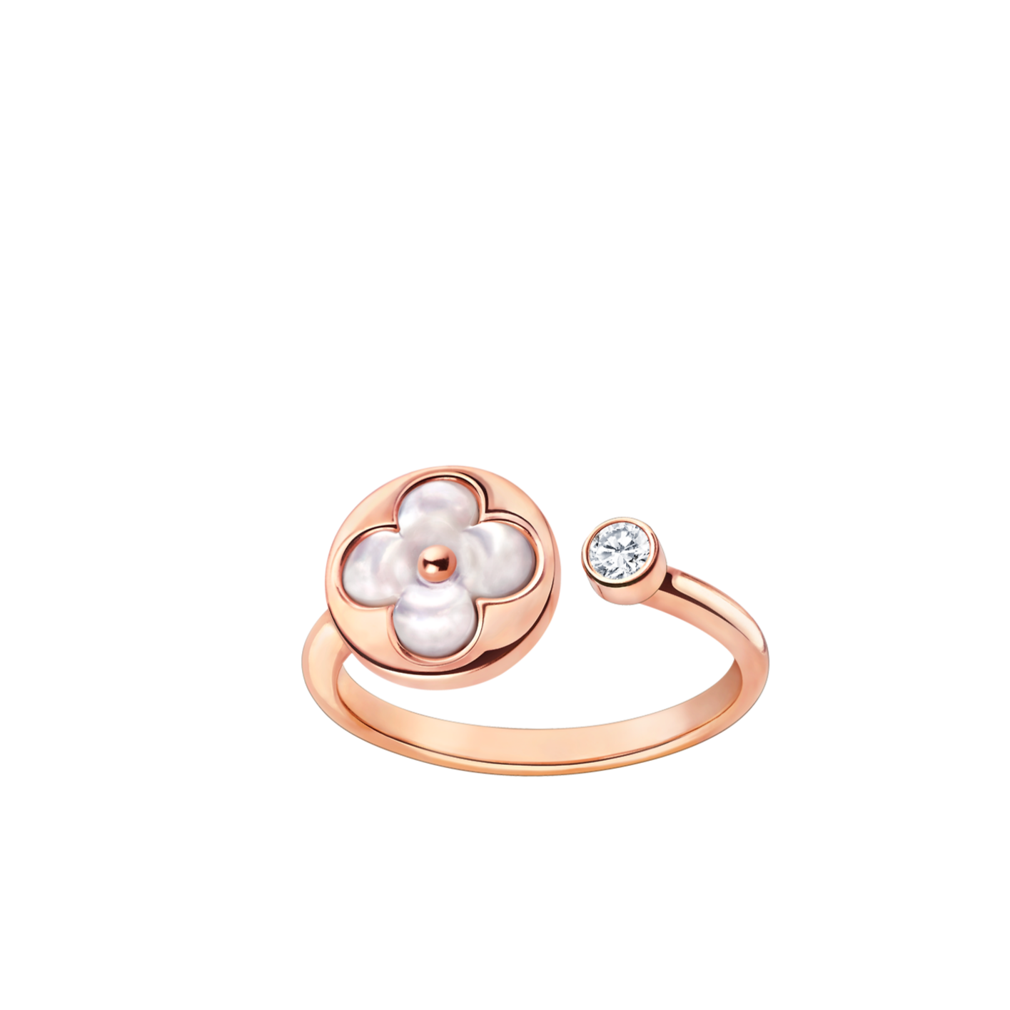 [Together Jewelry]SUN 1 DIAMOND PINK MOP RING
