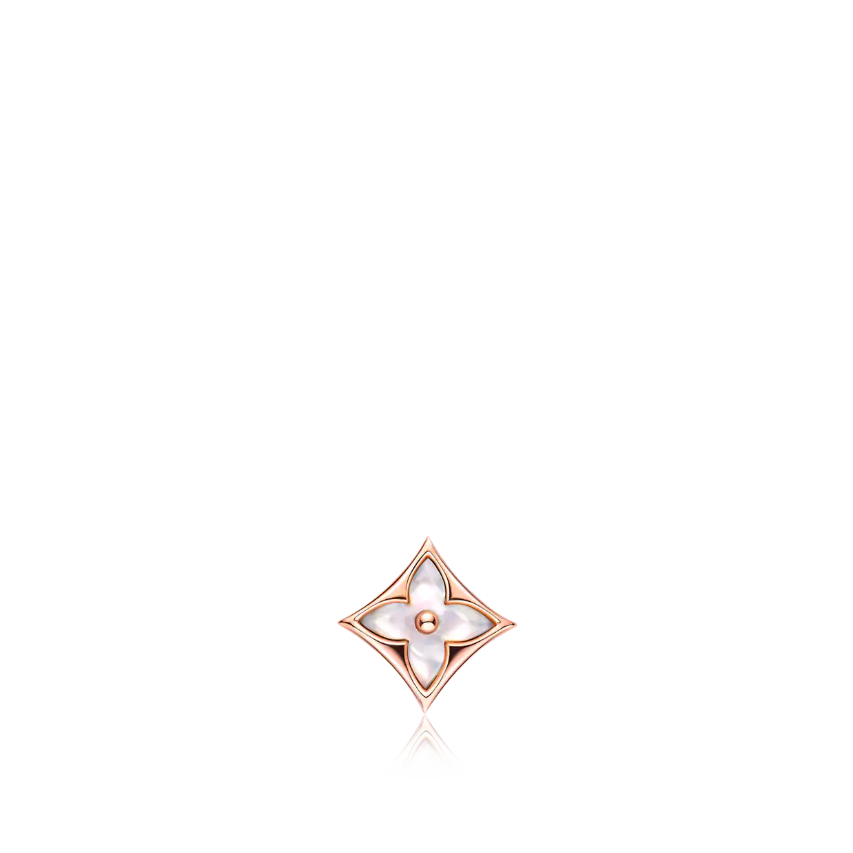 [Together Jewelry]STAR MOP PINK GOLD EARRINGS