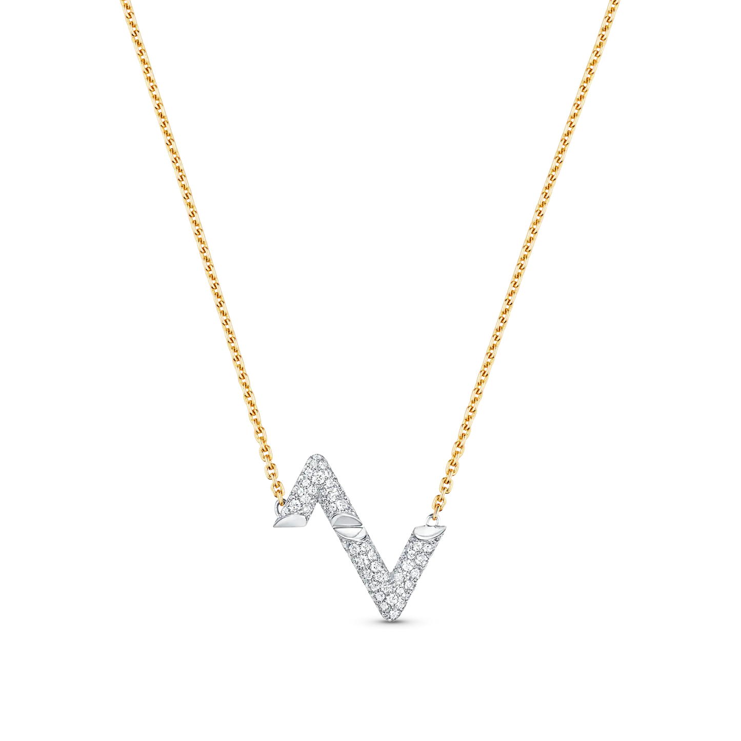 [Together Jewelry]VOLT SILVER DIAMOND PEDANT NECKLACE