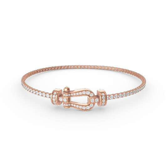 [Together Jewelry]FORCE  HORSESHOE  DIAMOND TENNIS BRACELET