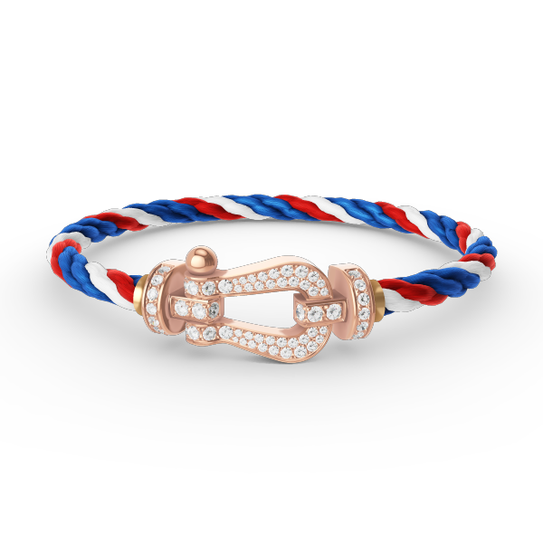 [Together Jewelry]FORCE LARGE HORSESHOE FULL DIAMOND BRACELET ROSE GOLD