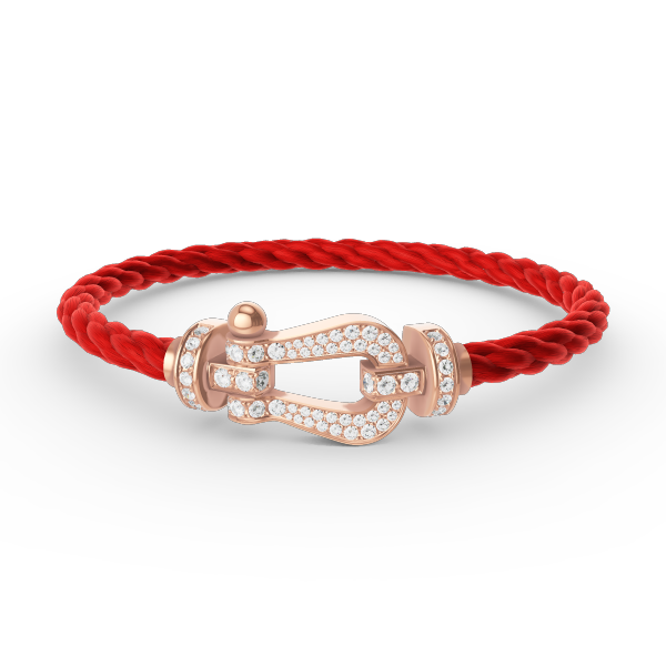 [Together Jewelry]FORCE LARGE HORSESHOE FULL DIAMOND BRACELET ROSE GOLD