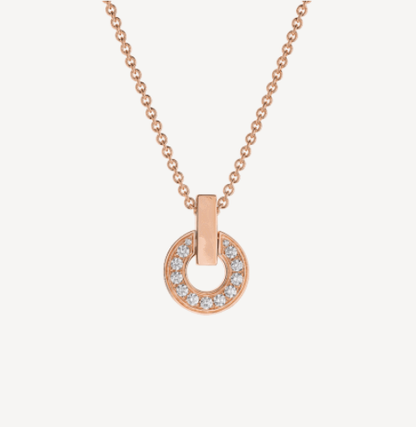 [Together Jewelry]GARI NECKLACE PINK GOLD DIAMOND