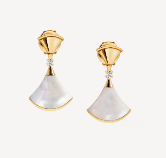 [Together Jewelry]DREAM MOP 1 DIAMOND EARRINGS