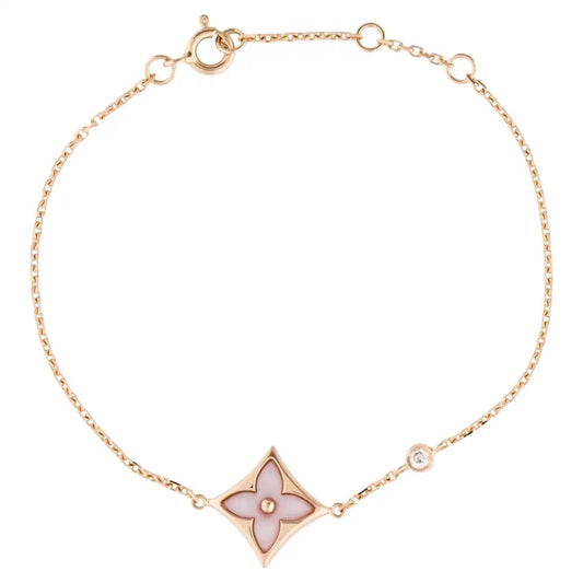 [Together Jewelry]STAR 1 DIAMOND PINK GOLD BRACELET