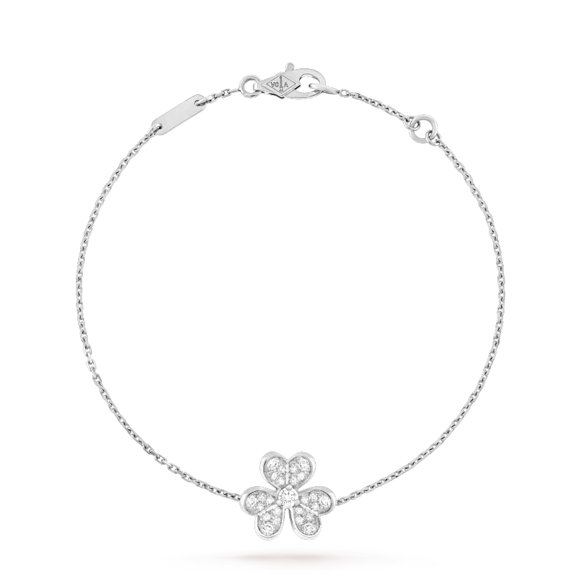 [Together]FRIVOLE SILVER FLOWER DIAMOND BRACELET