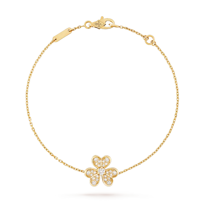 [Together]FRIVOLE GOLD FLOWER DIAMOND BRACELET