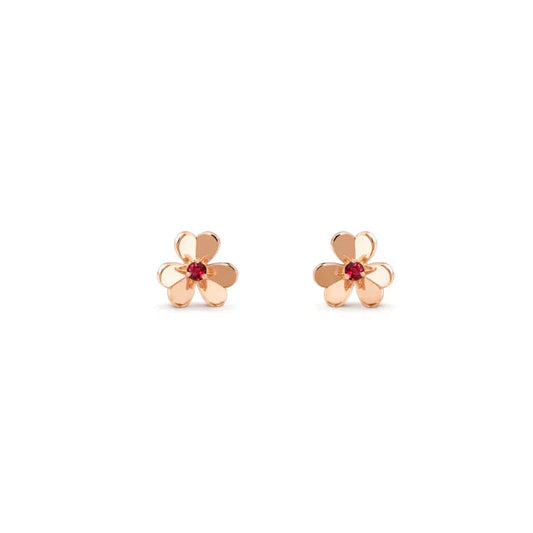 [Together]FRIVOLE  FLOWER PINK EARRINGS