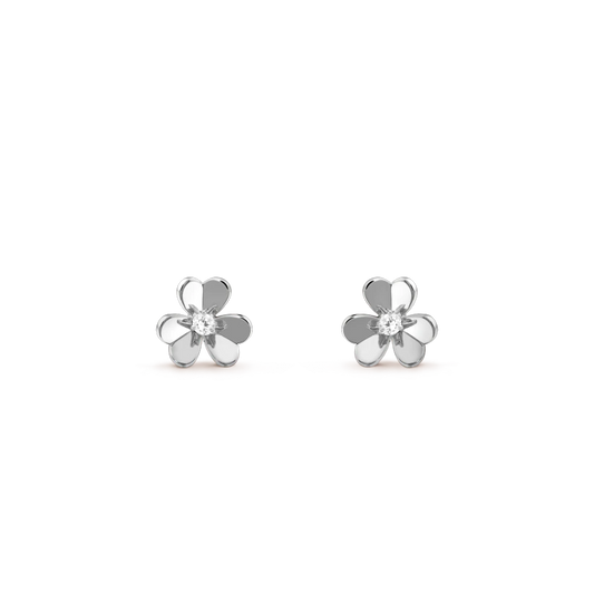 [Together]FRIVOLE MINI SILVER FLOWER EARRINGS
