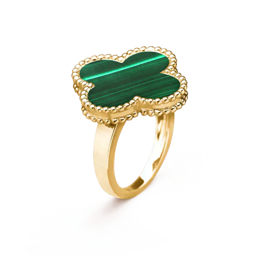 [Together]CLOVER MALACHITE RING