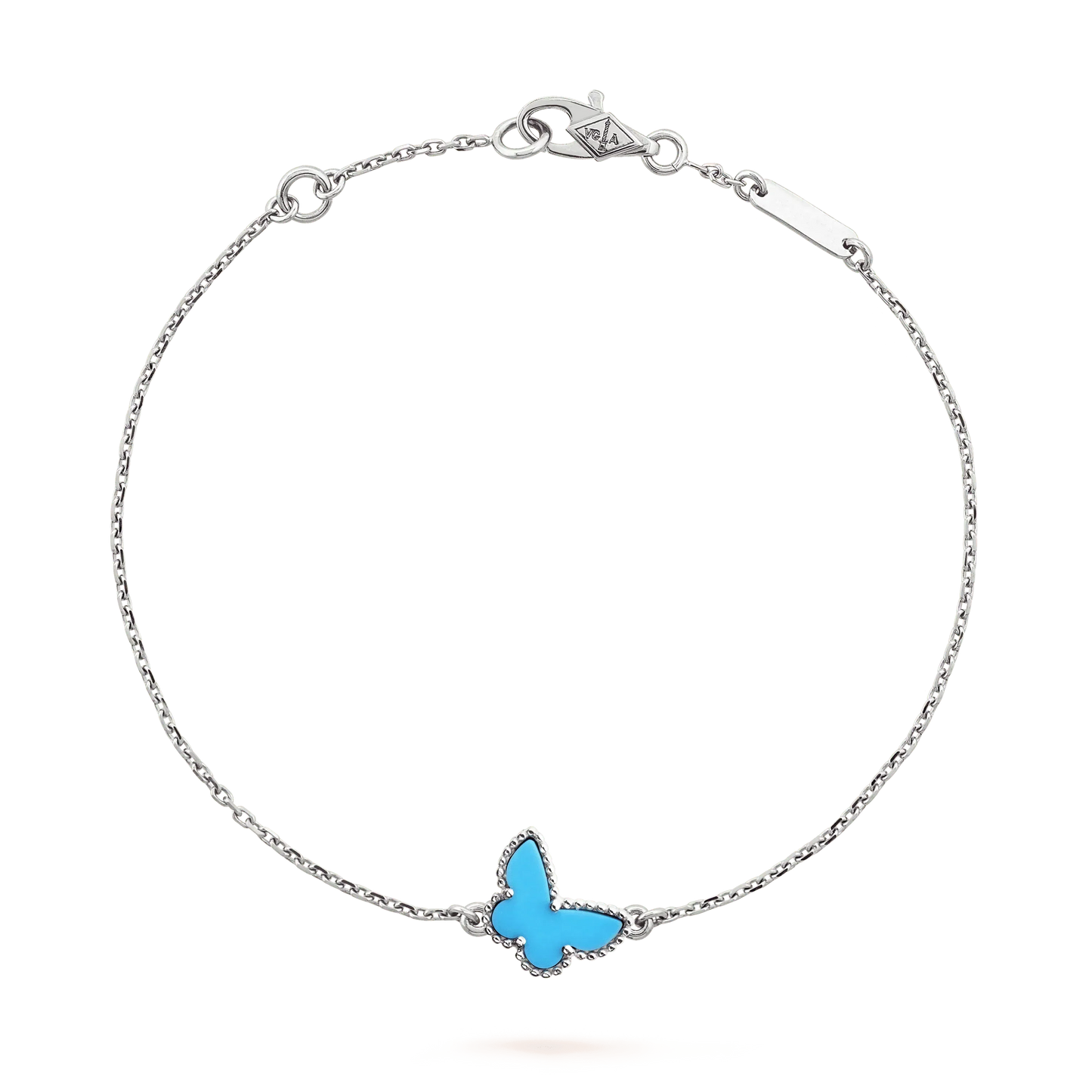 [Together]BUTTERFLY TURQUOISE BUTTERFLY BRACELET SILVER