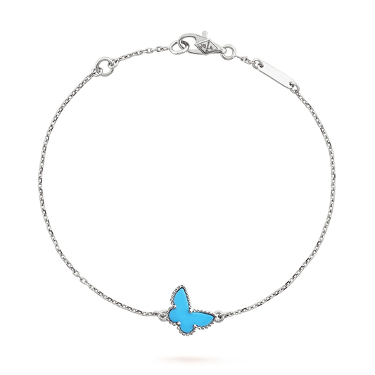 [Together]BUTTERFLY TURQUOISE BUTTERFLY BRACELET SILVER