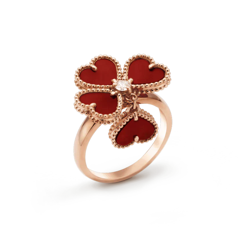 [Together]SWEET CLOVER CARNELIAN RING