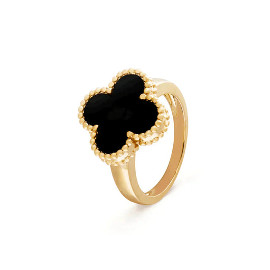 [Together]CLOVER ONYX RING