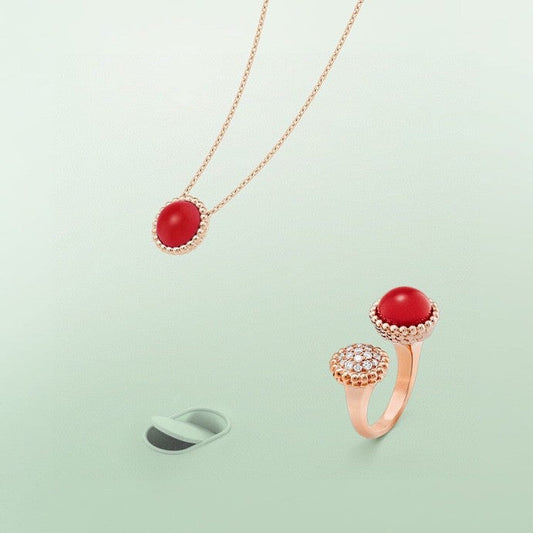 [Together]PERLEE COULEURS DIAMOND ROSE GOLD BETWEEN THE FINGER RING