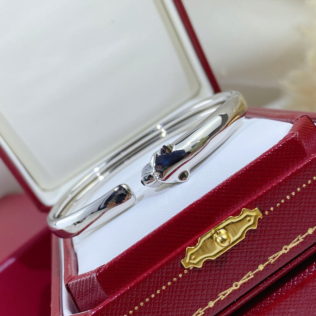 [Together Jewelry]PANTHERE SILVER OPEN BRACELET