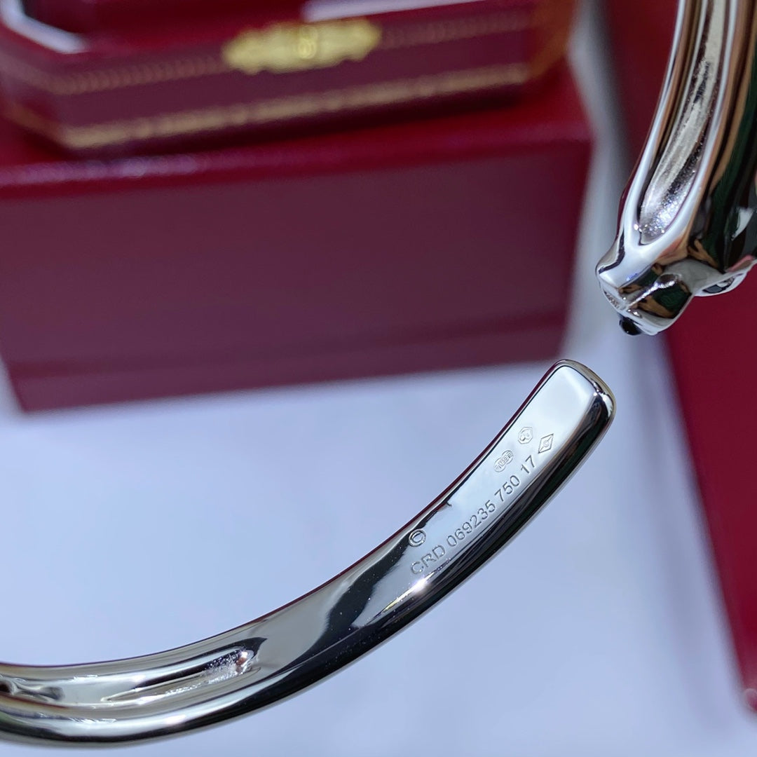 [Together Jewelry]PANTHERE SILVER OPEN BRACELET