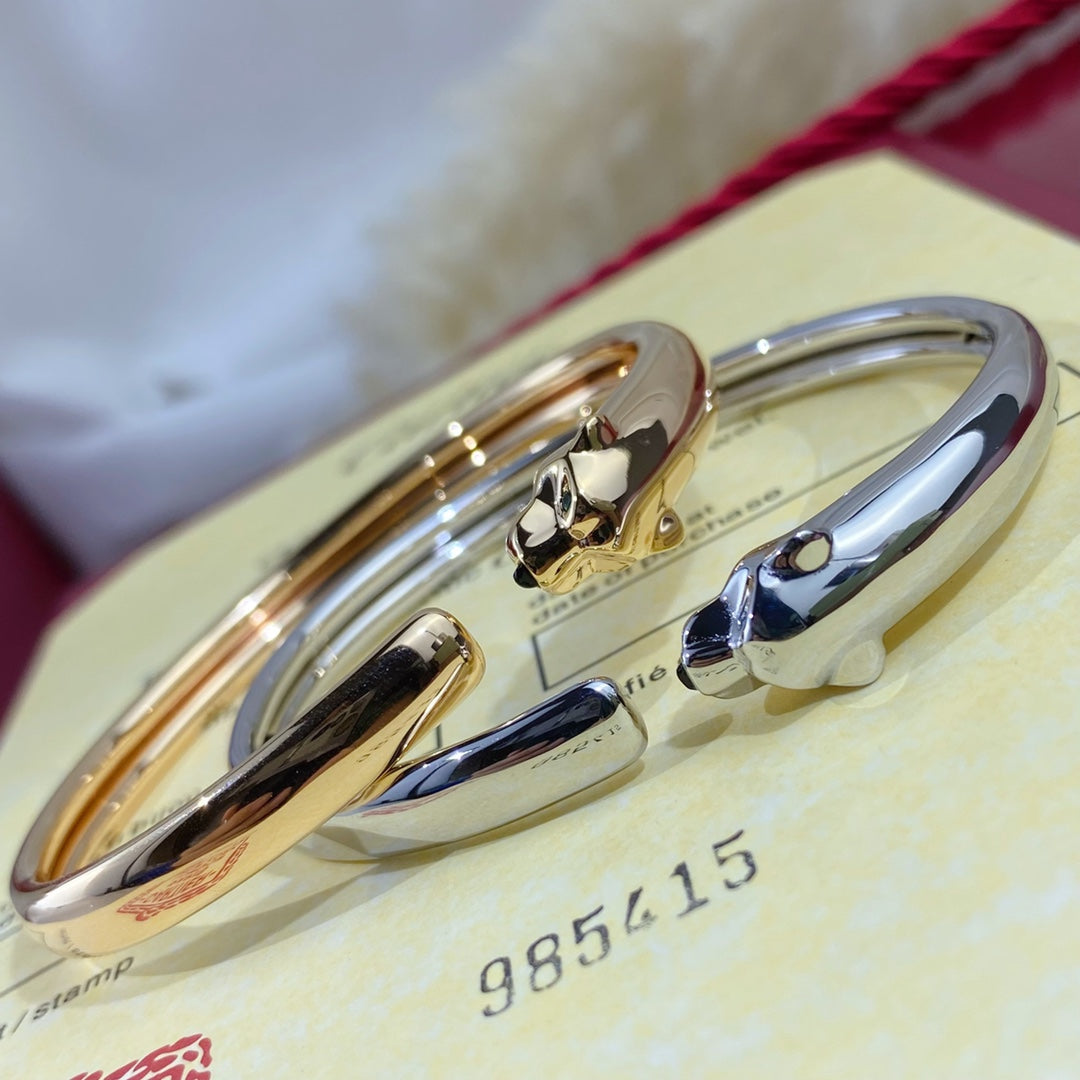 [Together Jewelry]PANTHERE SILVER OPEN BRACELET