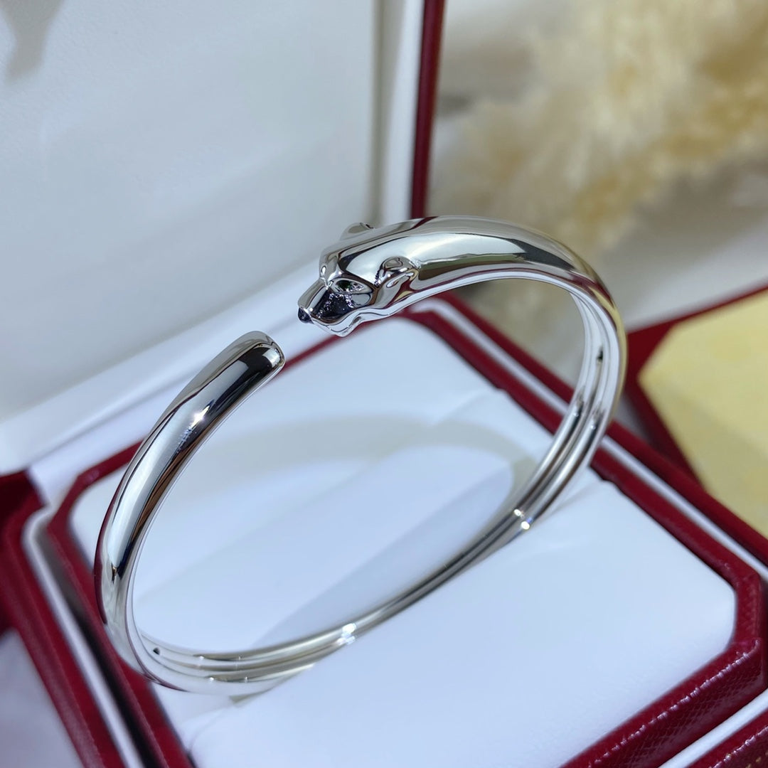 [Together Jewelry]PANTHERE SILVER OPEN BRACELET