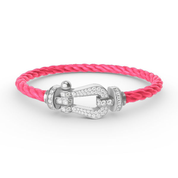 [Together Jewelry]FORCE LARGE HORSESHOE FULL DIAMOND BRACELET SILVER