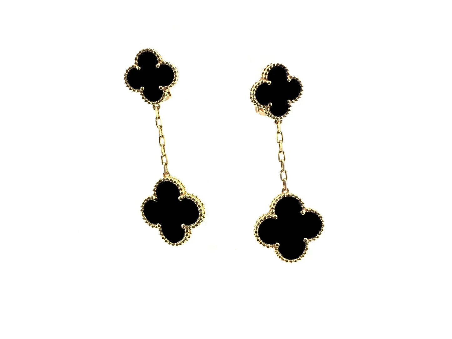 [Together]CLOVER 2 MOTIFS  EARRINGS (MULTIPLE CHOICESC