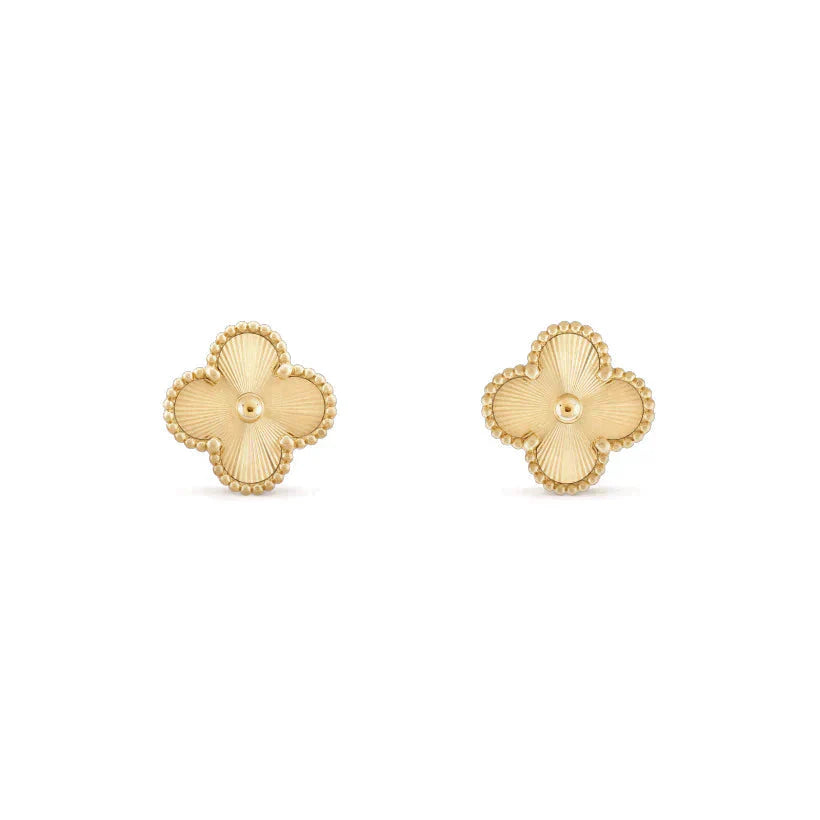[Together]CLOVER MEDIUM 1 MOTIFS LASER EARRINGS