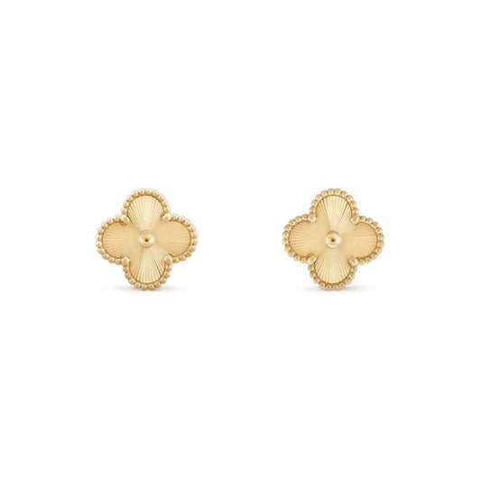 [Together]CLOVER MEDIUM 1 MOTIFS LASER EARRINGS