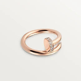 [Together Jewelry]JUSTE RING 2.65MM PINK GOLD DIAMOND